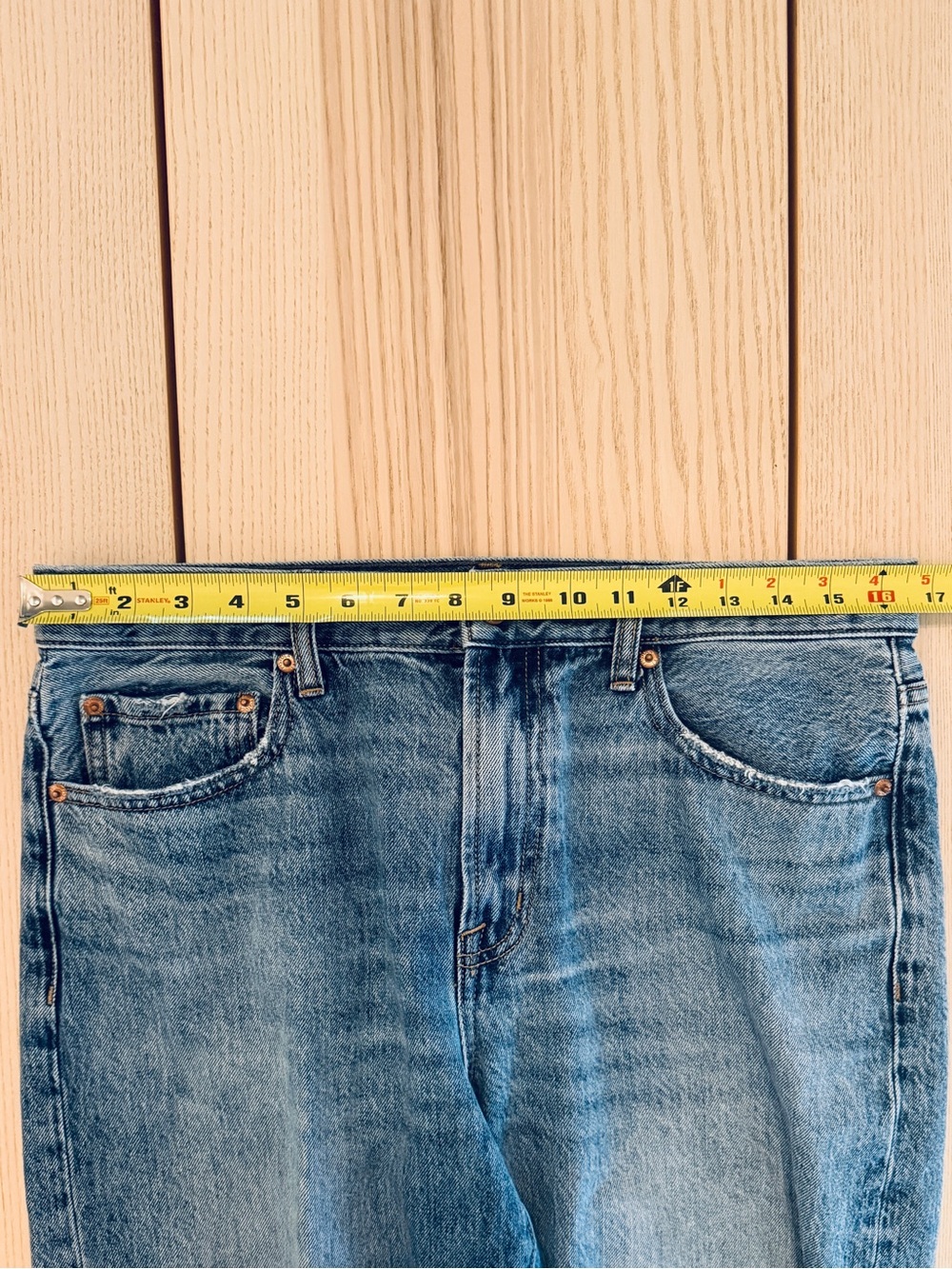 Pistola Lexi Mid Rise Bowed Straight Barrel Jeans 30 Metropolis - Picture 5 of 7